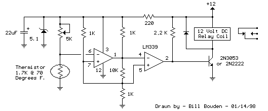 Electronic Thermostat and Relay 
