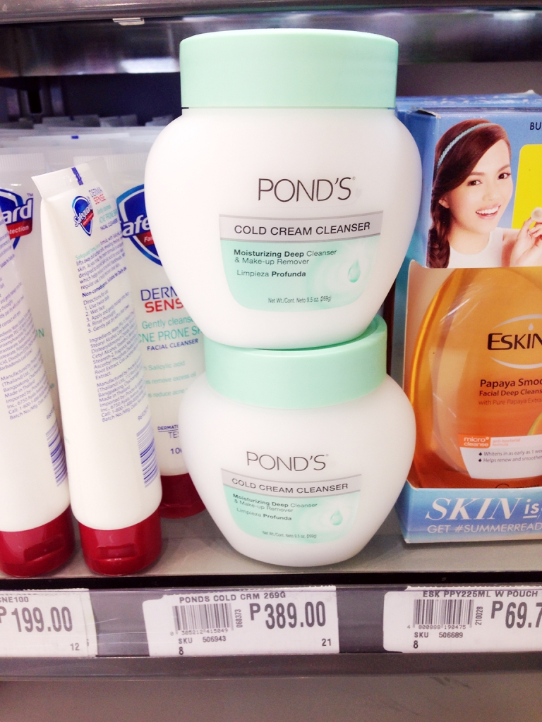 Ponds Cold Cream, Moisturizing Deep Cleanser & Makeup Remover