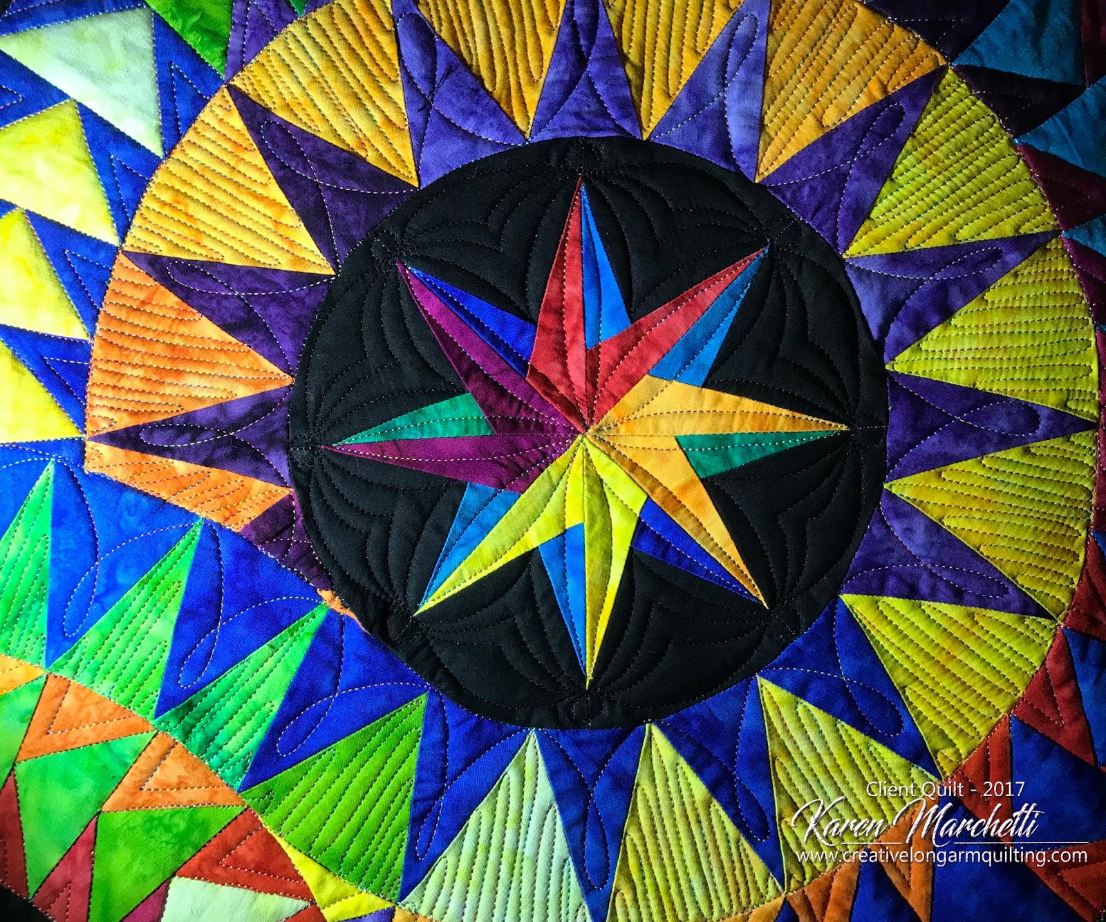 Creative Longarm Quilting by Karen Marchetti Ruth's Catch Me If You