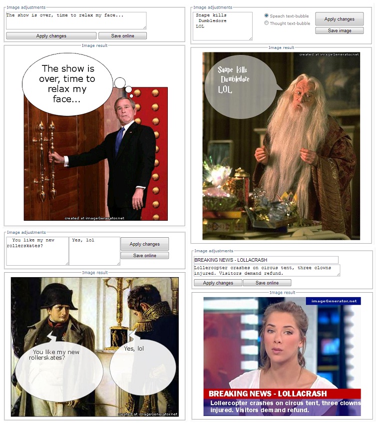 Funny image generator Add text Photo joke illustrate Create funny photo effect online