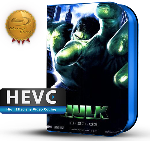 Hulk (2003) 1080P HEVC-8Bits BDRip Latino/Ingles(Subt.Esp)(Acción)