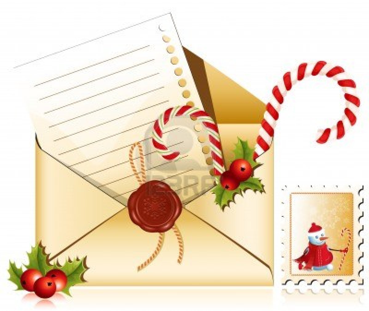 santa letter clipart free - photo #37