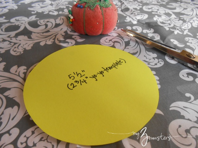 How to make Fabric Yo Yo Rosettes Fabric Yo Yo Rosette tutorial