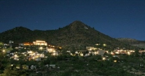 Night view of Jerome, Arizona