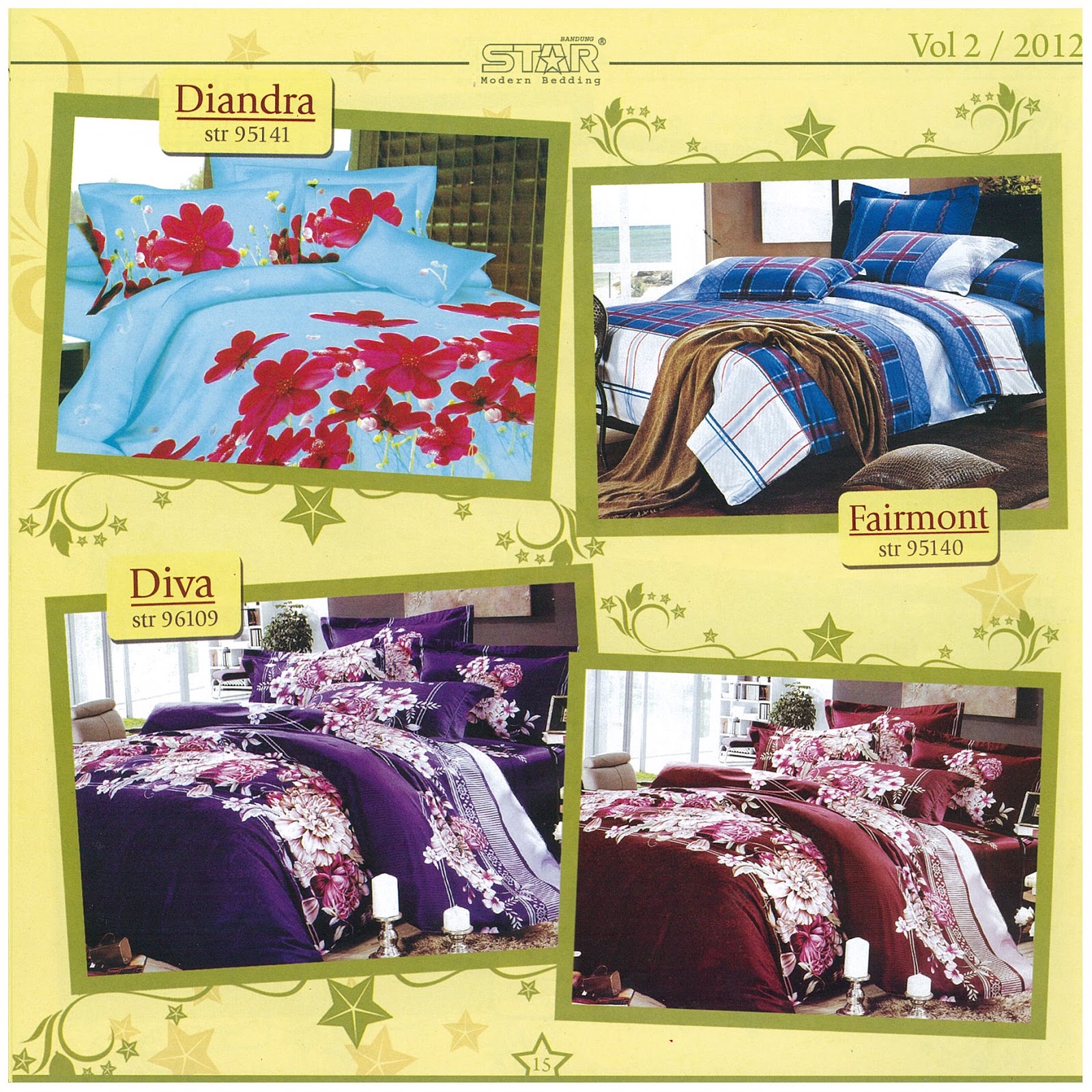 GROSIR BEDCOVER JAKARTA Harga Sprei + Bedcover Motif Dewasa