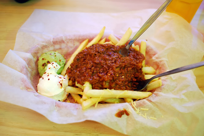 Beach Burrito Company Chilli Fries Food Blog Review