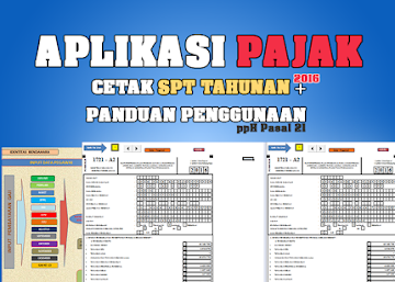 Aplikasi Pajak dengan Excel - Cetak Formulir SPT Tahunan Secara Otomatis (Tahun 2016 Terbaru) Aplikasi Pajak dengan Excel - Cetak Formulir SPT Tahunan Secara Otomatis (Tahun 2016 Terbaru)
