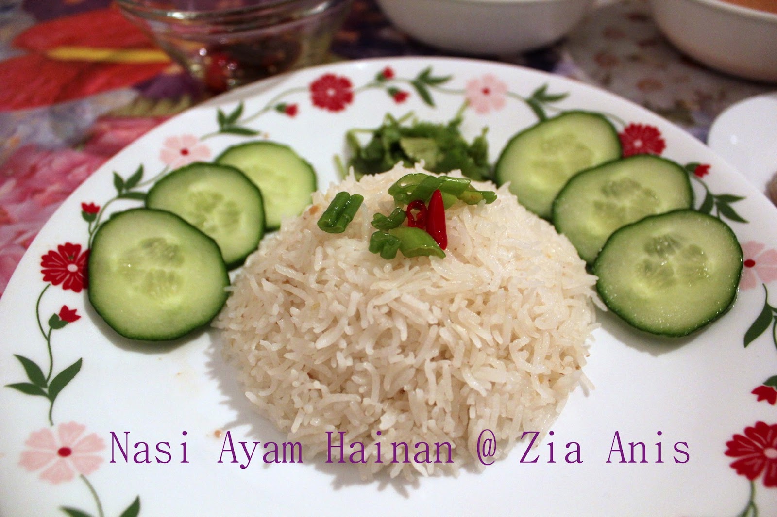 Zia Anis: Menu Phd: Nasi Ayam Hainan