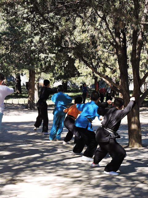 Kung fu - Visite du temple du vent à Pékin