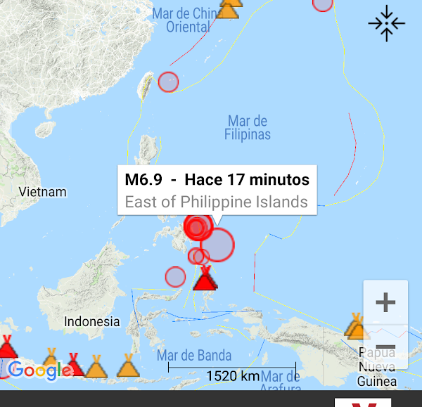Potente sismo sacude las costas de filipinas.. Potente sismo sacude las costas de filipinas..