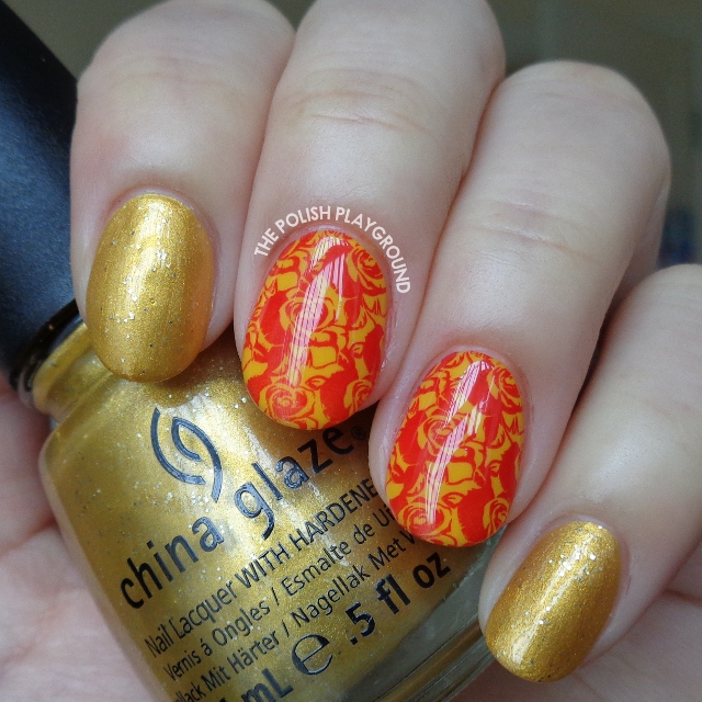 Beauty and the Beast Inspired Nail Art