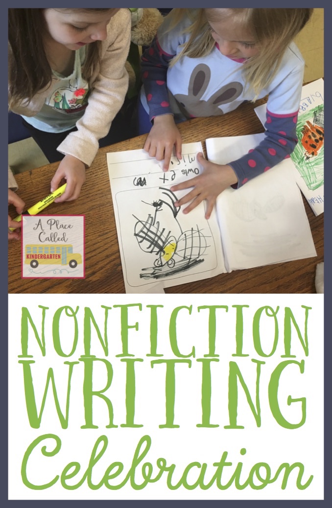 nonfiction writing kindergarten