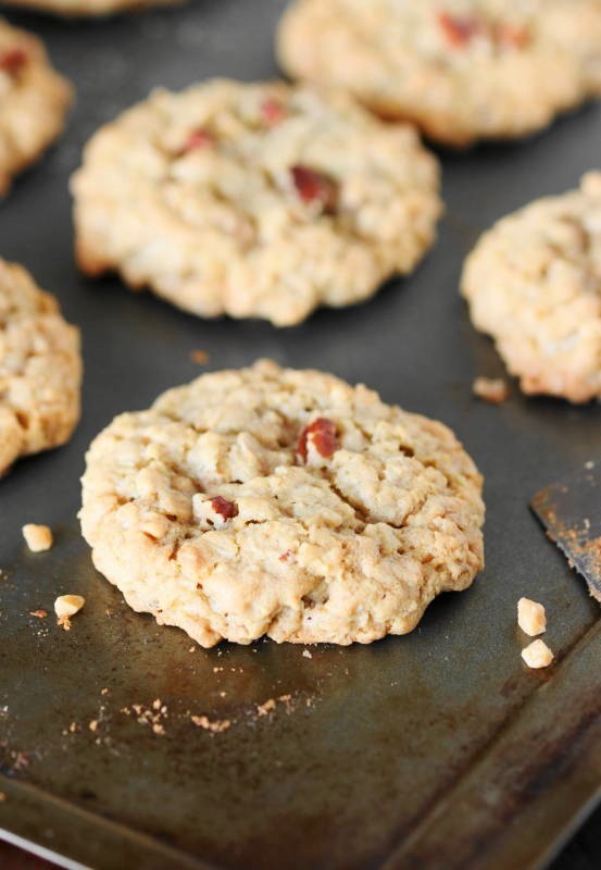 Toffee Oatmeal Cookies The Kitchen is My Playground