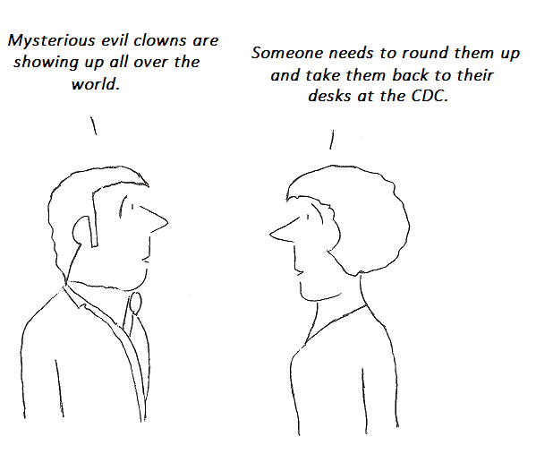 cartoon, hhv-6, clowns, cdc, nih, science