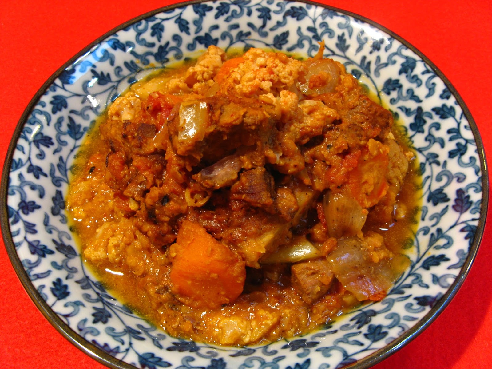 Duck Soup Easy Slow Cooker Curry Lamb, Lentil, and Cauliflower Stew