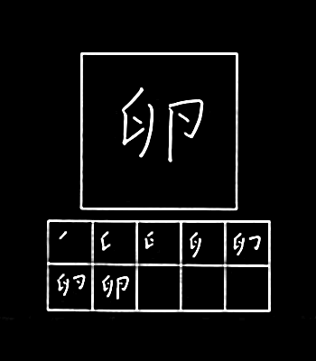kanji telur