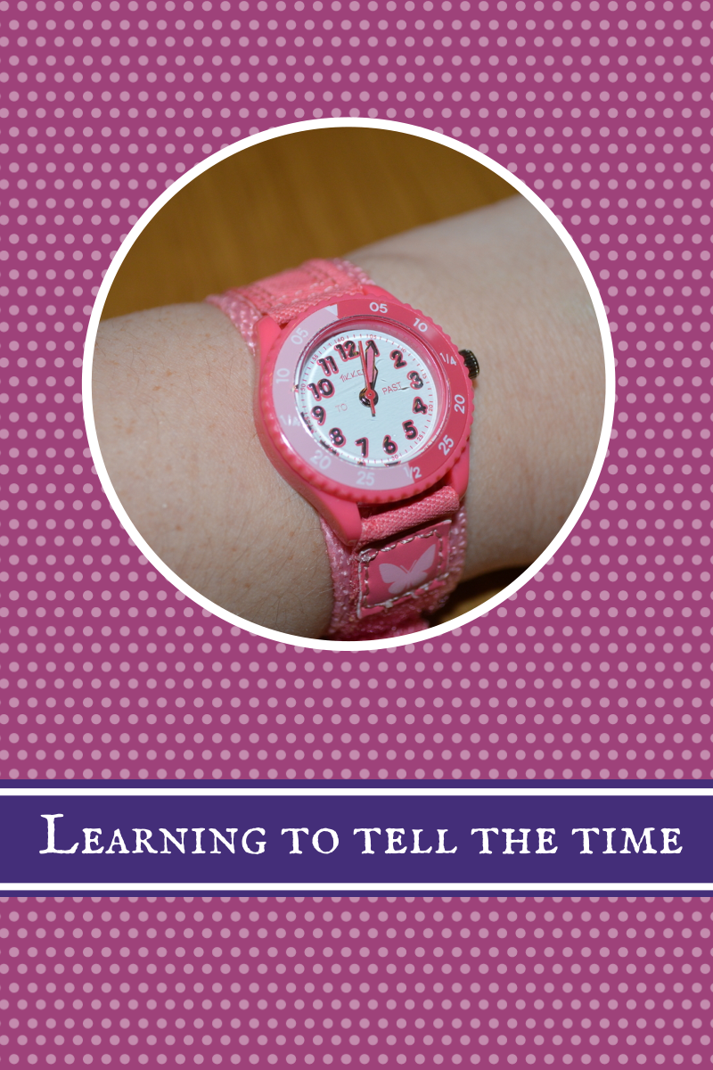 Learning to tell the time Learning to tell the time