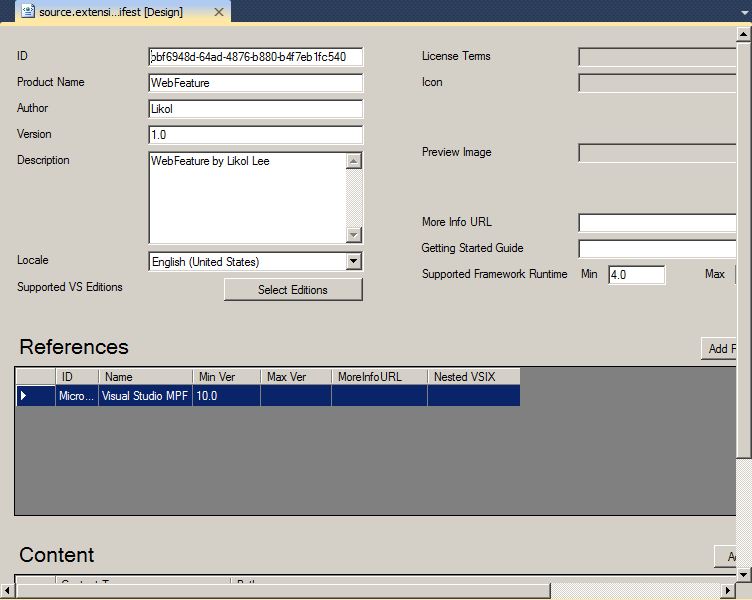 Likol Lee Visual Studio 2010 Custom Editor