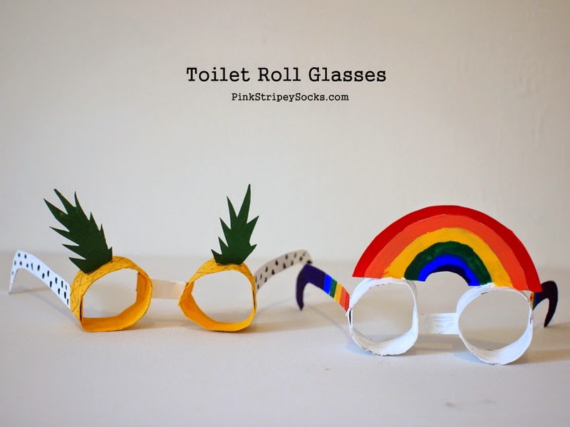 how to make toilet roll glasses