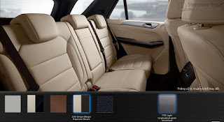 Màu nội thất Mercedes GLE 400 4MATIC 2019 Nội thất Mercedes GLE 400 4MATIC 2019 màu Vàng Ginger/Nâu Espresso (215)