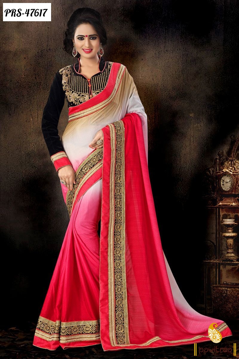 Sarees For Women Indian Bollywood Diwali Cotton Art Silk Durga Puja Saree  Woven Sari & Unstitched Blouse - Walmart.com