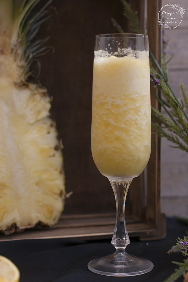 Sorbete De Piña Al Cava Atrapada En Mi Cocina