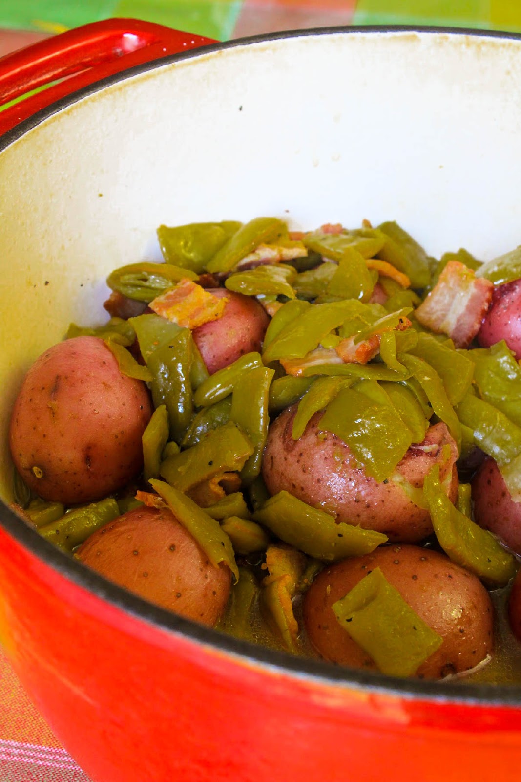 Garden New Potatoes and Green Beans {Granny's Recipes}