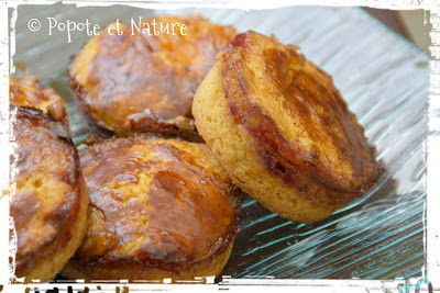 © Popote et Nature - Petits gâteaux bretons à la confiture de fraises.