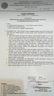 Erupsi Gunung Anak Krakatau Lampung Erupsi Gunung Anak Krakatau Lampung