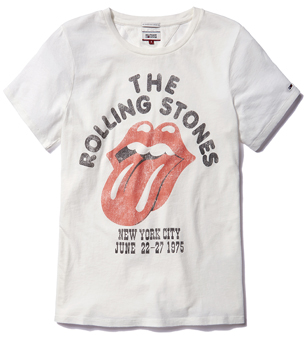 Colección The Rolling Stones camiseta Tommy Hilfiger Denim edición limitada camiseta The Rolling Stones Tommy Hilfiger Denim edición limitada