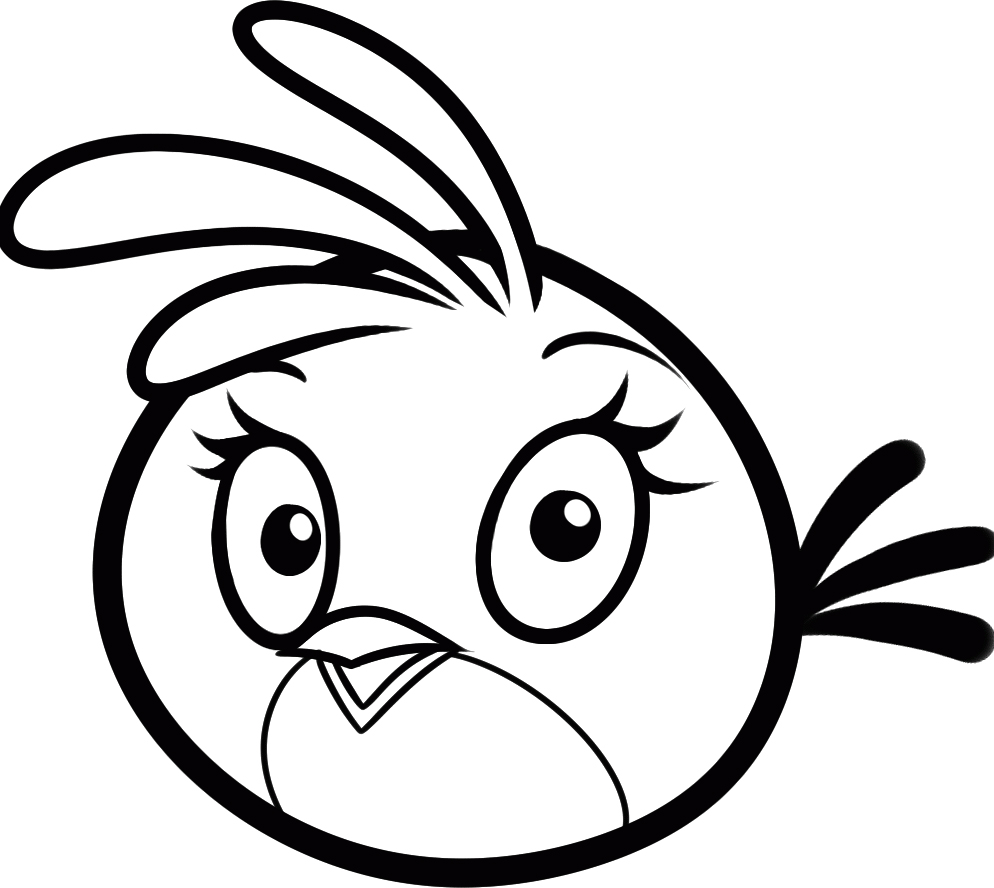 13 Mewarnai Gambar Angry Bird