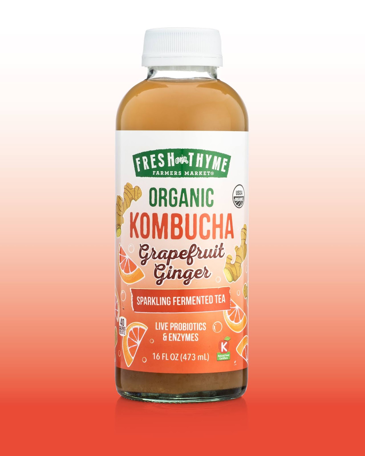 Fresh Thyme Kombucha Range Packaging Of The World