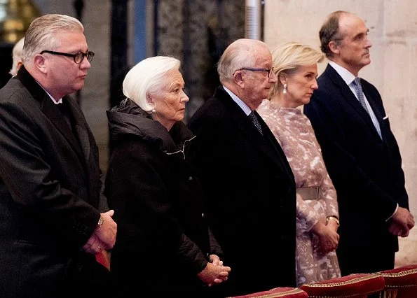 Belgian royal family attend the Kingsday te Deum mass at St Michael and St Gudula Cathedral in Brussels