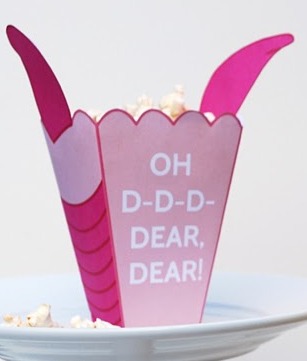 Free Printable Popcorn Bar Sign With Matching Favor Tags
