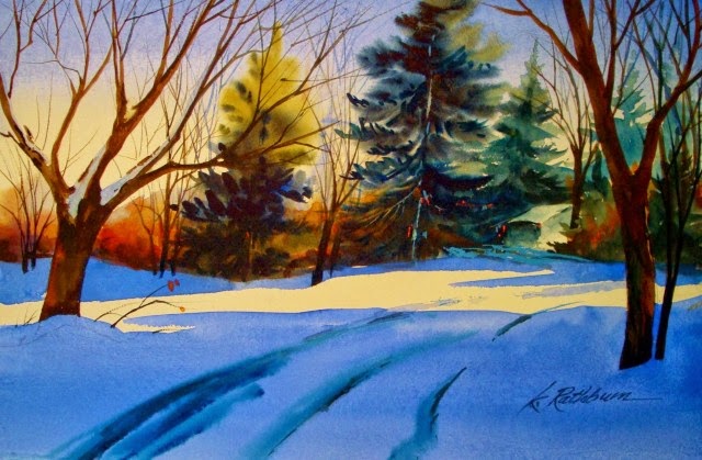 Художница-акварелист. Kathy Los-Rathburn