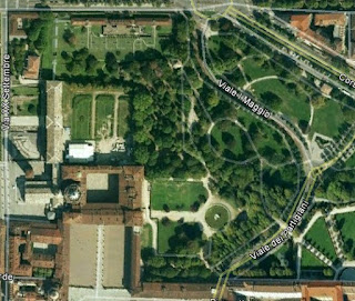 I Giardini Reali dall'alto