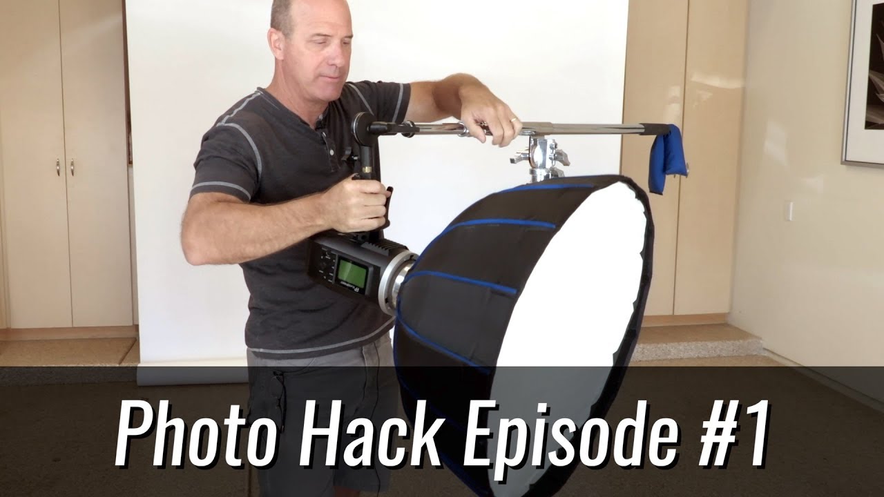 Photo Hack: Keep your Strobe and Modifier Balanced on your Stands