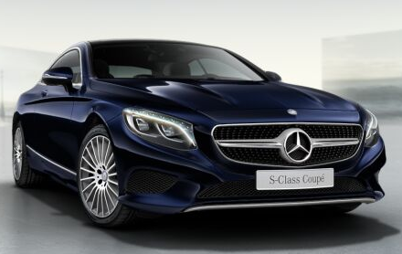 Mercedes s class blue #4