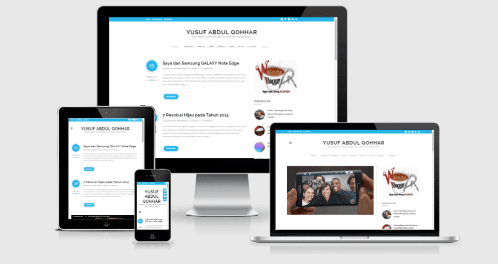 Responsive desain web blog responsive