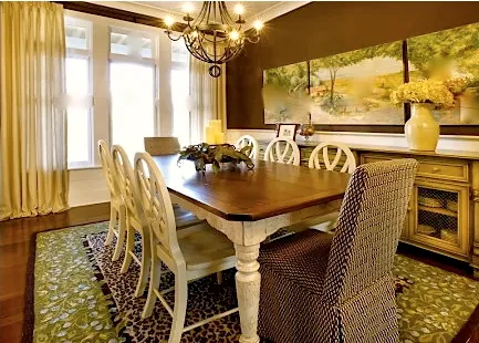 Eclectic Design Dinning Room