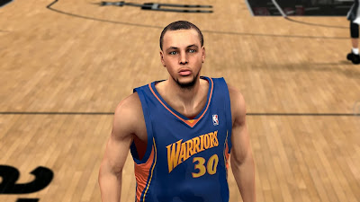 NBA 2K14 Stephen Curry Cyberface Patch