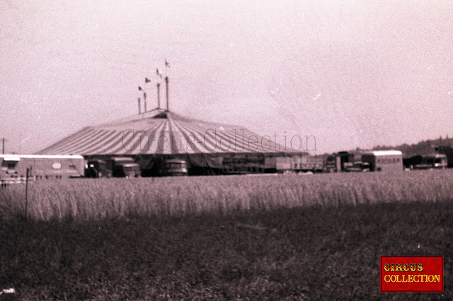 Photos du cirque Pinder de Charles Spissert 1961  Photo Hubert Tièche   Collection Philippe Ros