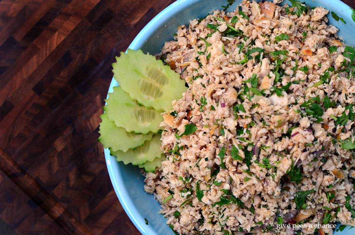 Give Peas a Chance Larb/Laab Gai (Lao Chicken Salad)