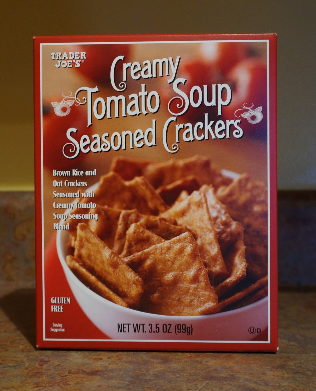Exploring Trader Joe's Trader Joe's Creamy Tomato Soup Seasoned Crackers