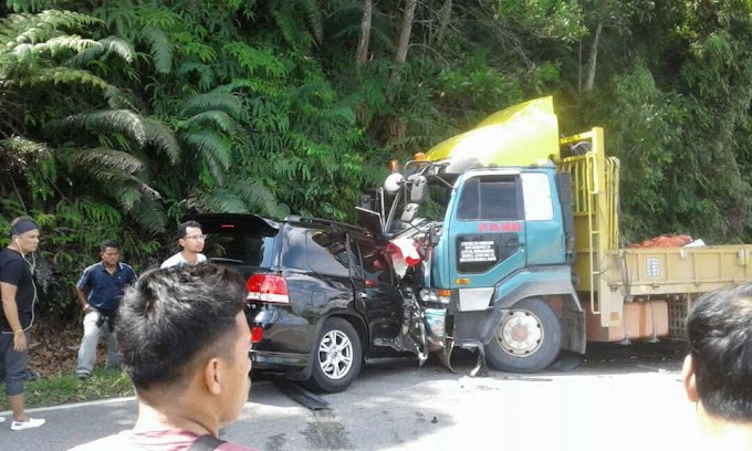 Kemalangan Ngeri di jalan Ranau Telupid