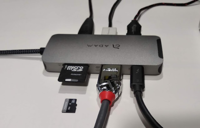 【輕薄筆電的好跟班】ADAM 亞果元素 CASA Hub A08 USB-C 八合一多功能轉接器
