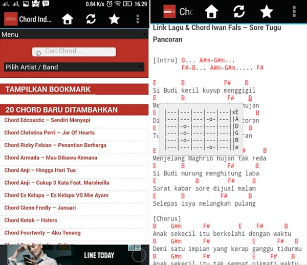 Chord Gitar Pengamen Jalanan