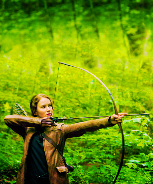 THE HUNGER GAMES: Katniss Everdeen (Jennifer Lawrence)