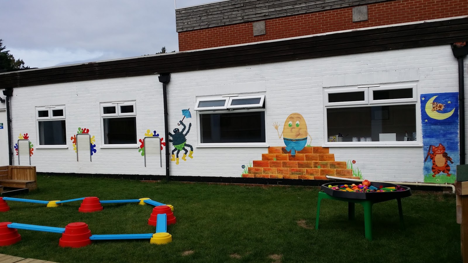 Collected Reflections by Ellen Jewell. Parkside PreSchool Mural.