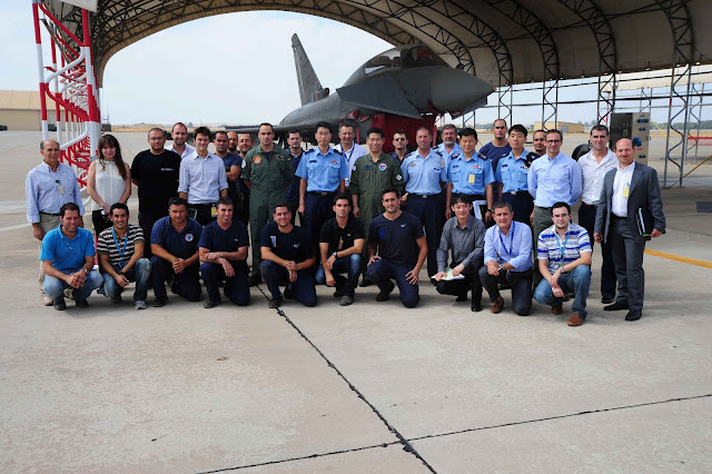 La Fuerza Aérea de Corea visita el Ala 11 para evaluar el Eurofighter.